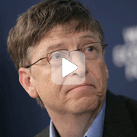Билл Гейтс считает, что вакцины уничтожат мало людей, всего 10 -15% населения земли,а нужно больше! (Видео)