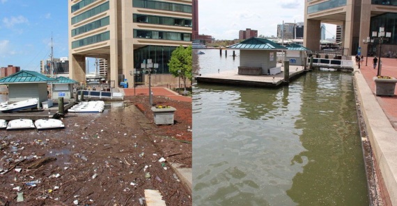 Пожиратель плавающего мусора в Балтиморе сожрал 1 млн тонн мусора (+Видео)