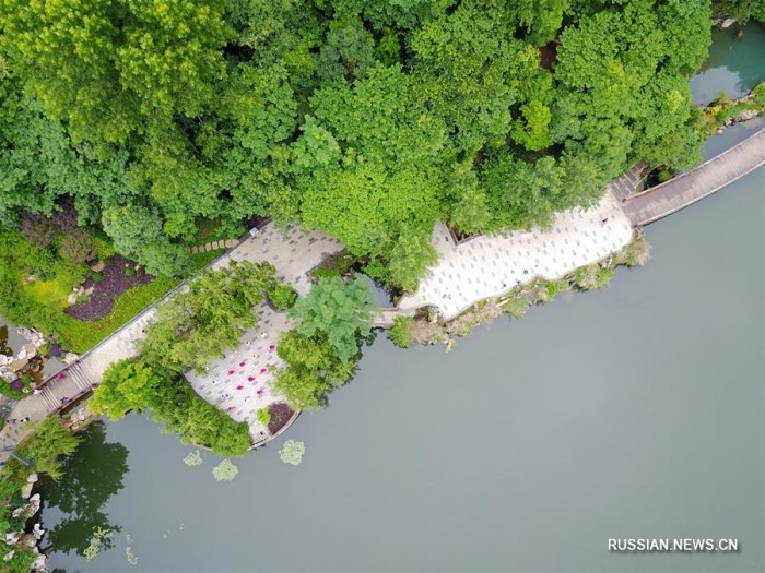 Гуйан - город тысячи парков, где ведется активная работа по озеленению