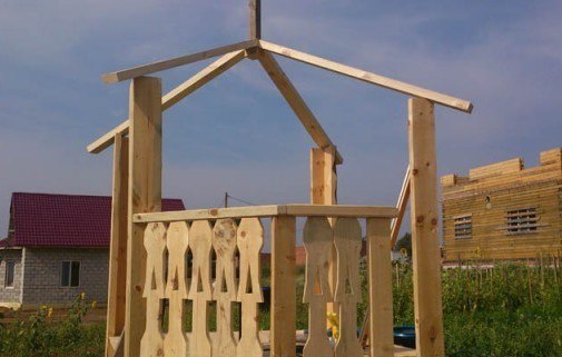 Как построить домик для ребенка своими руками. Фото инструкция
