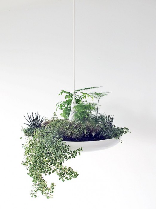 Невероятный проект - люстра для комнатных растений (+Фото)