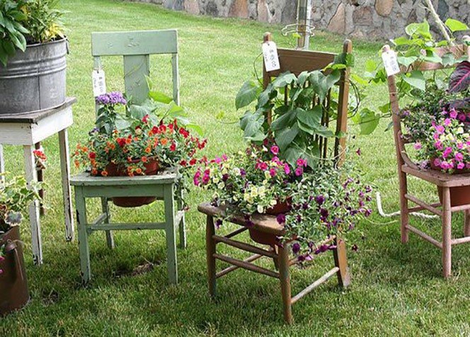 Красивые идеи для декора сада (Фото)