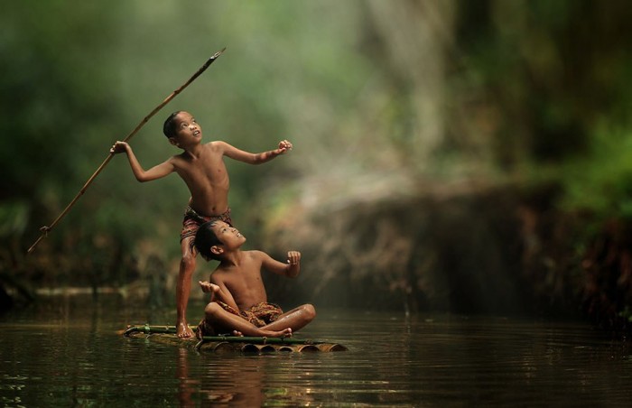 Улыбки радости детей Индонезии (Фото)