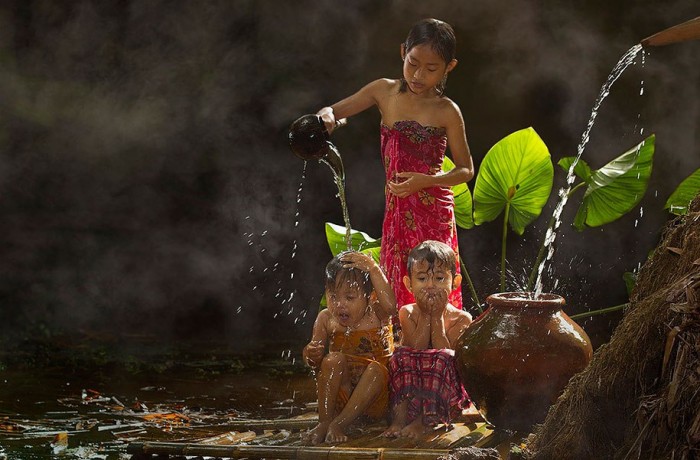 Улыбки радости детей Индонезии (Фото)
