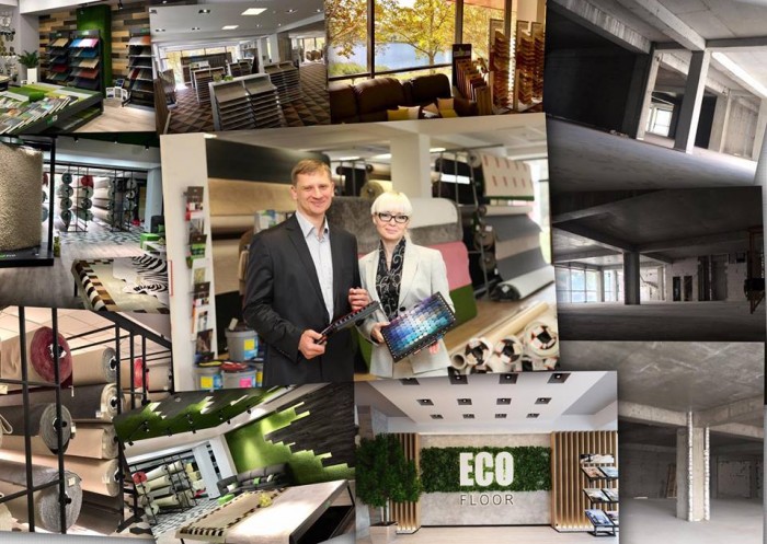 Открытие торгового центра ECOFloor Moldova. ЭКО-напольных покрытий для дома и бизнеса