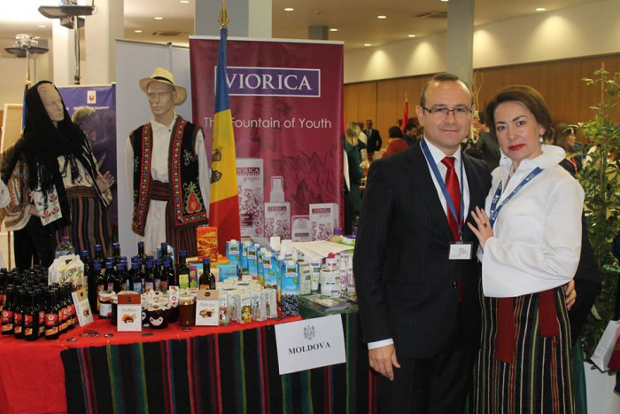 Президент Португалии посетил стенд компании Viorica-Cosmetic (+Фото)