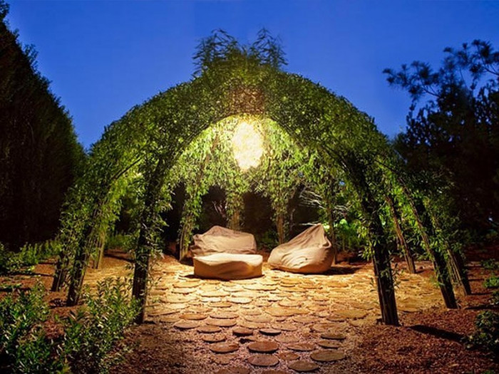 Живые структуры для сада - туннели, арки, ограждения (Фото)