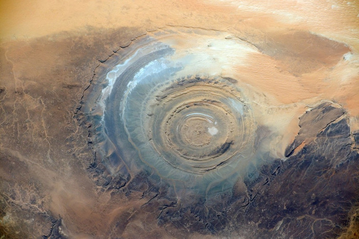 Глаз пустыни Сахары (+Фото)
