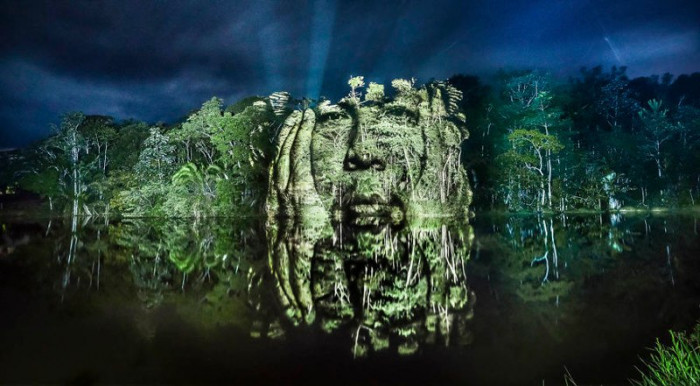 Природный стрит-арт в дождевых лесах Амазонки (Фото)
