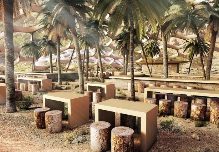 Самодостаточные Био купольные экодома встретят гостей в песках и оазисах (+Фото)