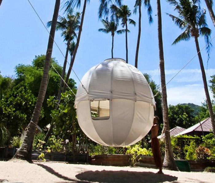 Дом-яйцо Cocoon Tree - жилище, которое помещается в сумке (+Фото)