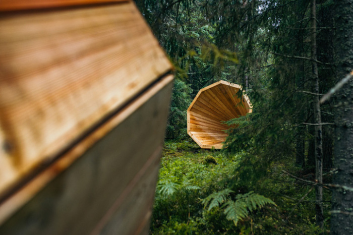 Огромные беседки-мегафоны - чтобы слышать лес (+Фото)