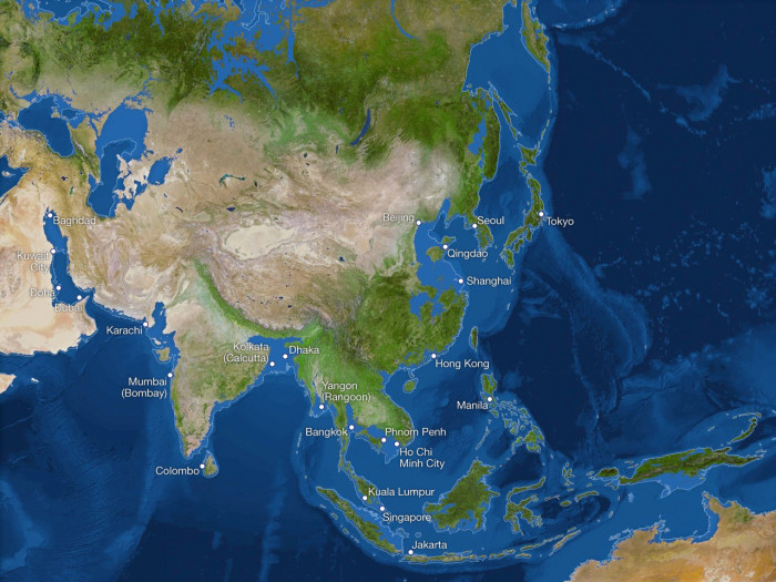 Последствия таяния льдов: новая карта Земли (+Фото)