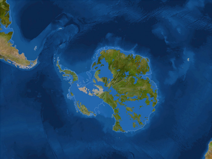 Последствия таяния льдов: новая карта Земли (+Фото)