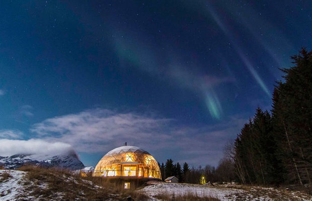 3 года в Арктике живёт норвежская семья благодаря геокуполу (+Фото)
