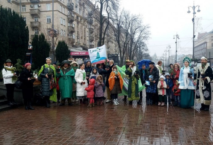 Международный Парад Эко Дедов Морозов Украины (Видео)