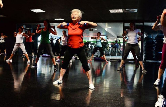 91-летняя гимнастка из Германии (Фото)